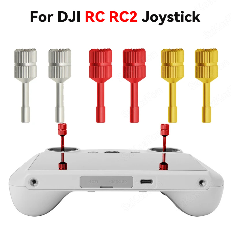 Dji Drone Mini 4 Pro - Joystick arc-en-ciel en aluminium pour DJI