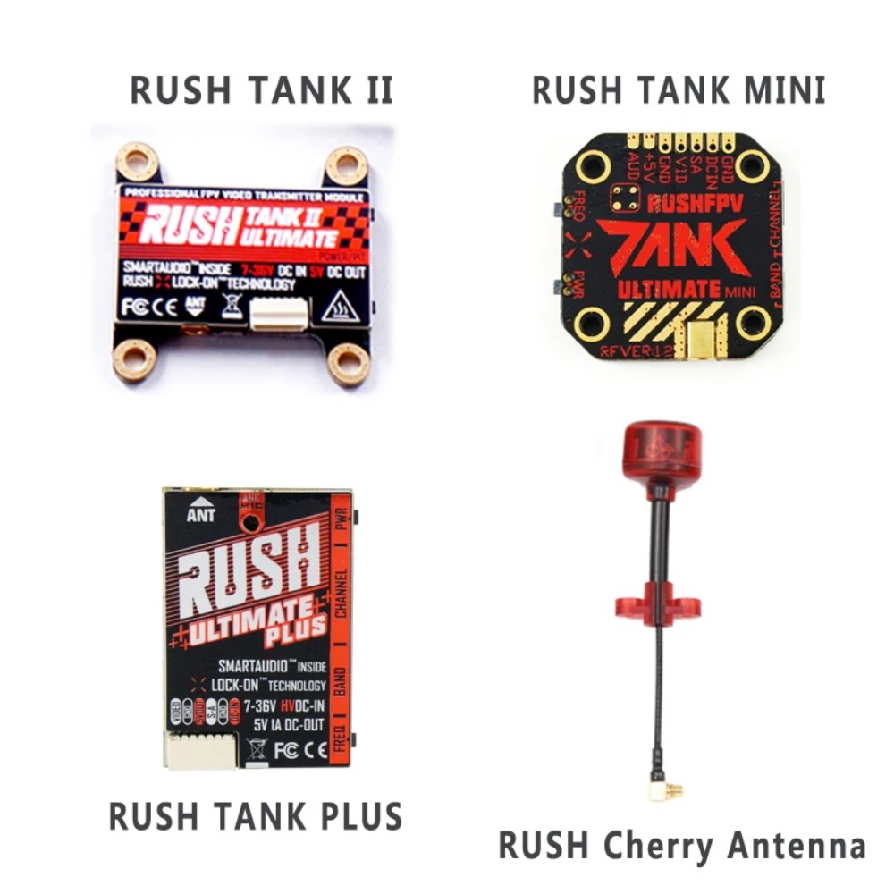 Drone Antenna - Émetteur vidéo RUSH TANK Ultimate II/Mini/PLUS/Solo