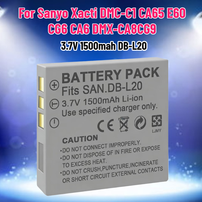 Drone Camera - Batterie 3.7V 1500mah DB-L20 pour appareil