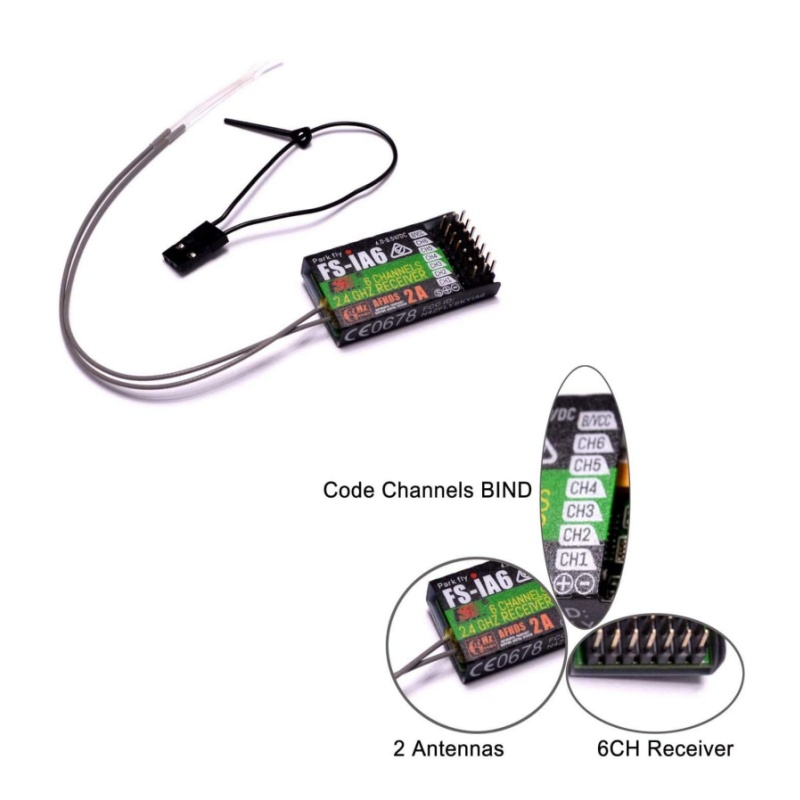 Flysky FS-IA6 récepteur 6CH do - Drone Antenna avis et prix