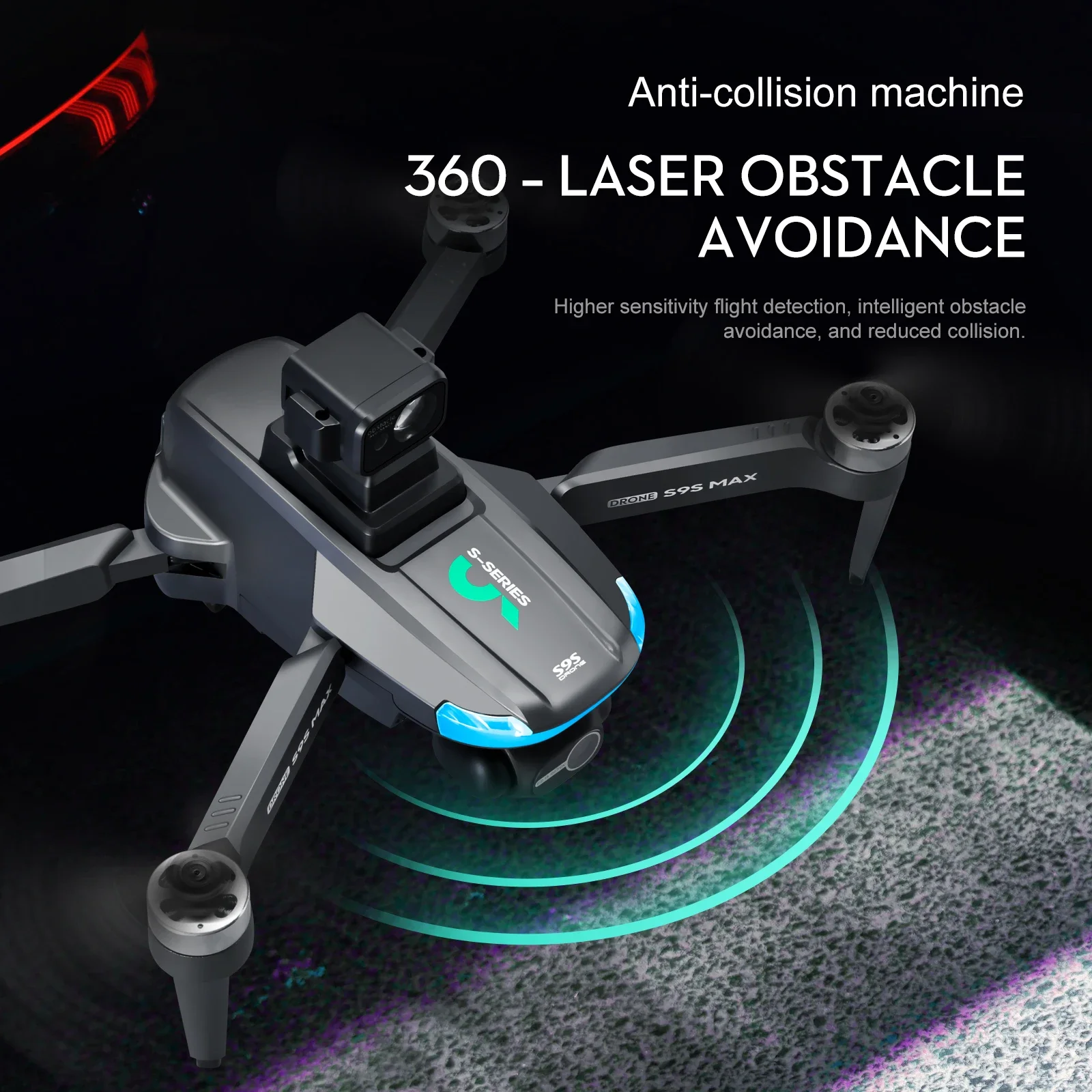 Nouveau S9S MAX MINI Drone 4K  - Drone Gps Module avis et prix